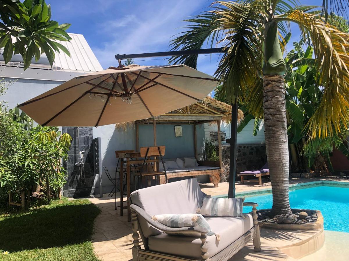 Studio Independant Dans Propriete Avec Piscine Et Wifi Appartement Saint-Gilles-les-Bains Buitenkant foto